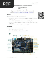 Experiment Sheet - FPGA Design ALL