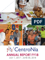 CentroNía FY18 Annual Report 