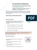 electrodos del electrocardiograma