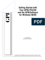 Getting Started With Your Gpib-Pcii/Iia and The GPIB Software For Windows 98/95