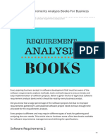 8 Software Requirements Analysis Books For Business Analysts