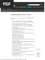 SQL Complex Queries