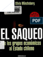 El Saqueo de Los Grupos Económicos Al Estado Chileno
