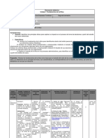 Planeación Didáctica Unidad 1