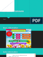 Relative Pronouns: Theory7