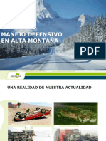 Curso Manejo Defensivo Alta Montana MUTUAL