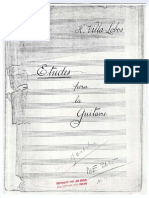 Villa-Lobos 12 Etudes, 1928 Manuscript PDF
