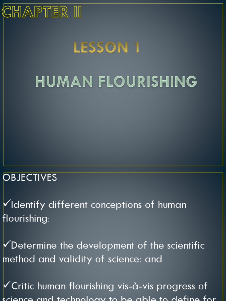 Human Flourishing Happiness & SelfHelp Hypothesis