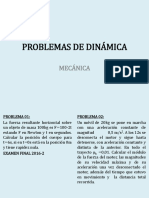 Problemas de Dinamica 2016-3