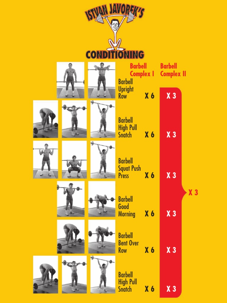 Barbell complex workouts pdf hotsell