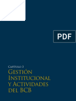 Capitulo 3 Gestion Institucional Actividades BCB