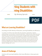 Supporting Students With Learning Disabilities