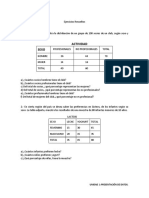 Tablas de Contingencia para Datos Bivariados - Ejercicios Resueltos