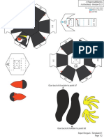 Papercraft Penguin Template