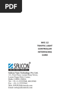 MIC-12 Controller Interfacing Card Traffic Light: Salicon Nano Technology Pvt. LTD