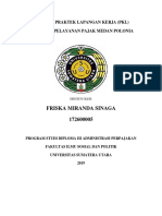 Friska Miranda Sinaga 172600005: Laporan Praktek Lapangan Kerja (PKL) Di Kantor Pelayanan Pajak Medan Polonia