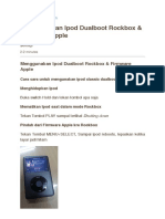 Menggunakan Ipod Dualboot Rockbox & Firmware Apple - Reader View PDF