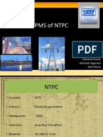 Pms of NTPC: Presented By: Abhishek Kumar Abhishek Aggarwal Rohit Baisla Veenal Dassani