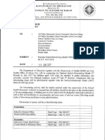 2017-Dm No. 0743 - National School Deworming Month NSDM (1st Round) For Sy 2017-2018