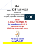 LEGAL: LOGISTICS & TRANSPORTASI Modul Pelatihan Bagian 1,2,3