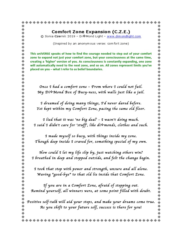 Expand Your Comfort Zone for Growth | PDF | Career & Growth | Philosophy