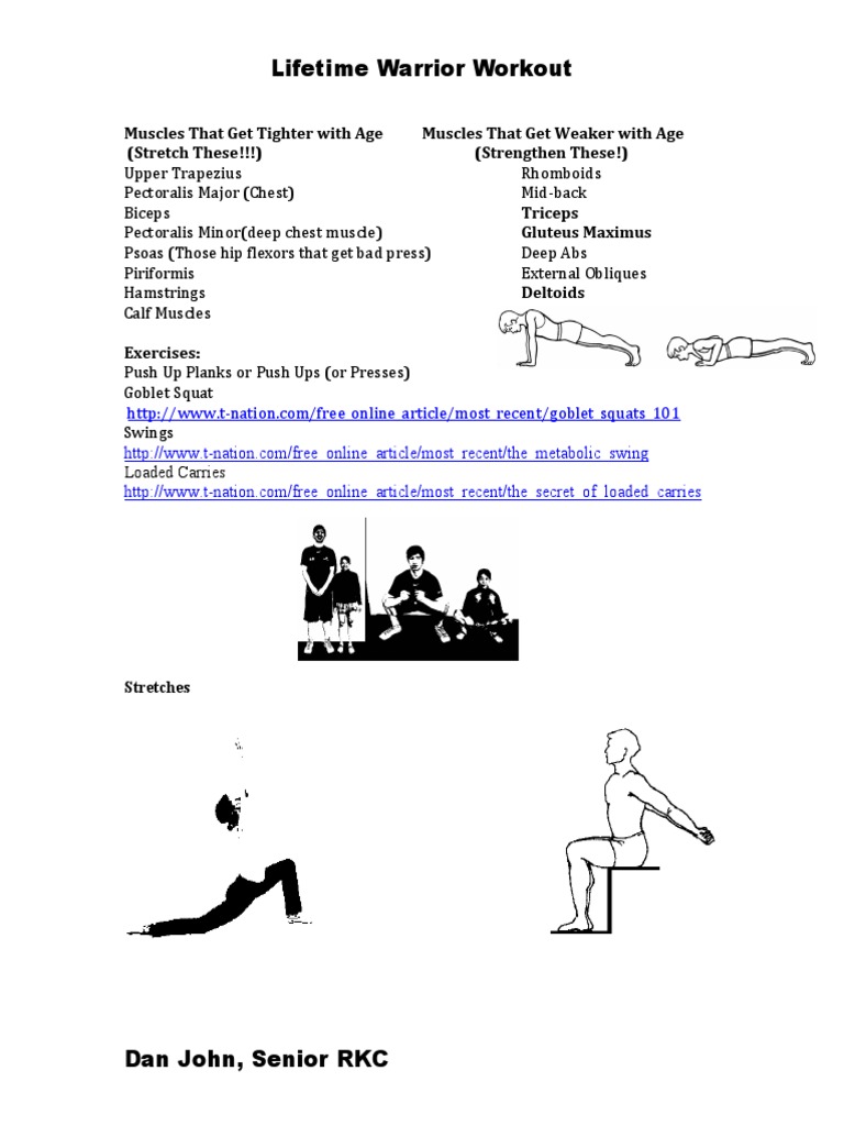 Lifetime Warrior Workout Guide | PDF | Human Anatomy | Physical Exercise