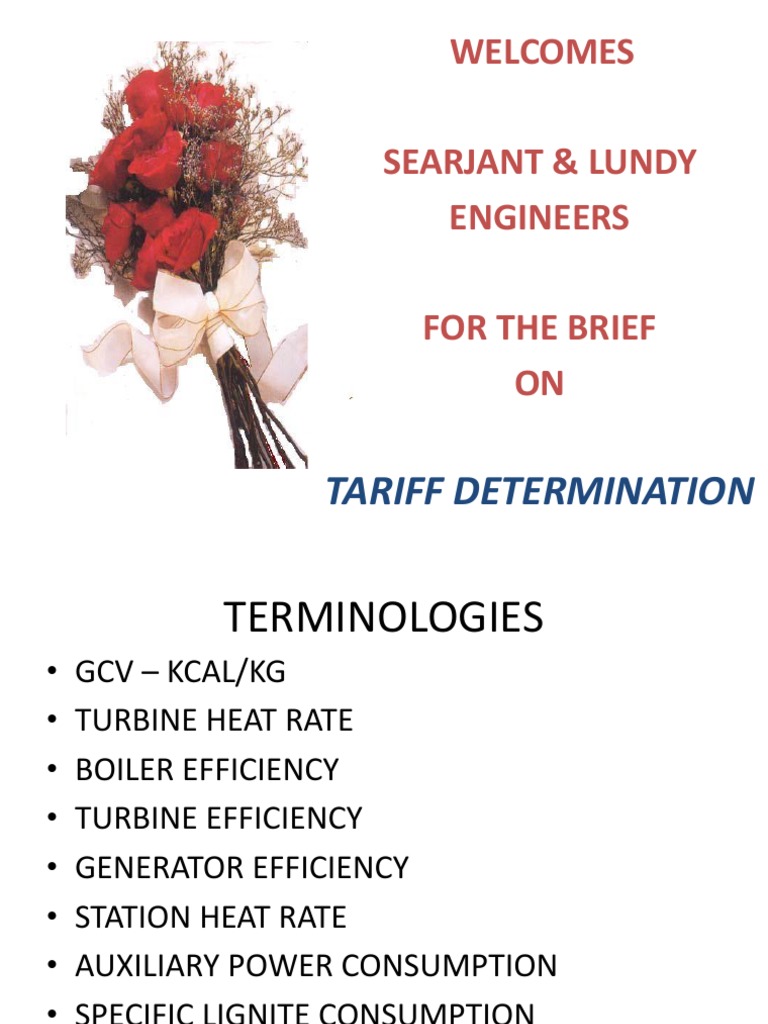 Tariff Determination for Engineers | PDF | Science & Mathematics