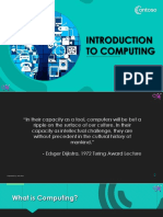 CC 101 - 01 Introduction To Computing