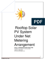 Rooftop Solar PV System Proposal