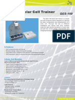 GES-100 Solar Cell Trainer