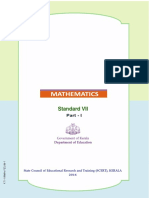 Kerala 7 Text Book Maths Part 1 PDF