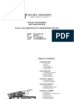 Architectural Project Report Example PDF