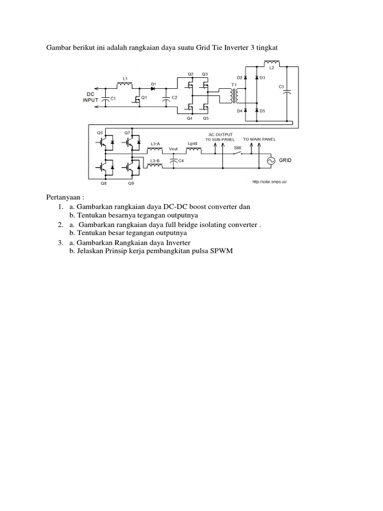 A Grid Tie Inverter For Solar Systems | PDF | Power Inverter ...