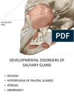 Developmental Disturbances of Salivary Glands