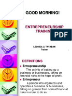 Entrepreneurship PPT Presentation