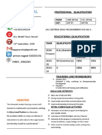 Prince Nagpal: Cm1 (Ifoa) Cs1 (Ifoa) SEP'17 SEP'18 +91-8930345134 Sas Certified Base Programmer For Sas 9