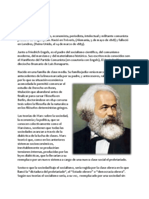 Biog de Karl Marx | PDF | Karl Marx | Comunismo