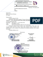 Surat Pemberitahuan Finalis Universitas Sriwijaya