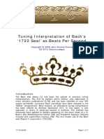 1722 Bach Seal - Tuning Interpretation