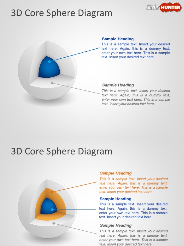 1142 3d Core Sphere Diagram For Powerpoint Pdf