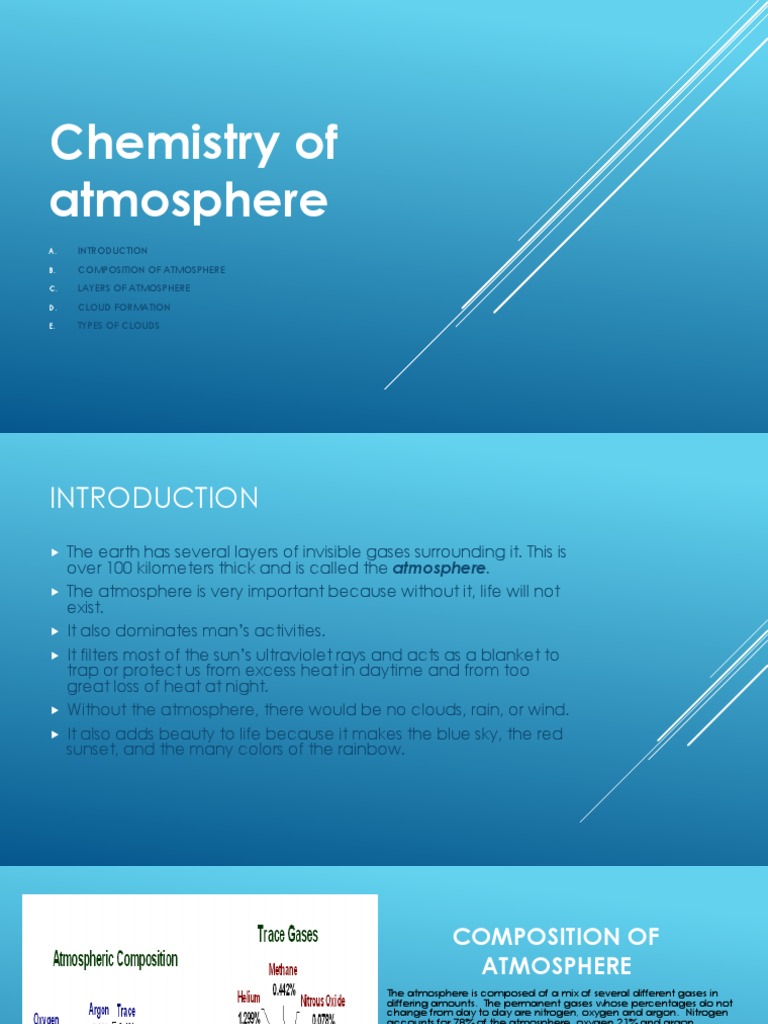 Chemistry and Layers of the Atmosphere | PDF | Atmosphere Of Earth | Cloud