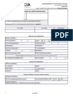 Requerimento de Cartão Profissional - Modelo M 40.2