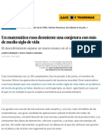 Yaroslav Shitov/ Un matemático ruso desmiente una conjetura con más de medio siglo de vida | Ciencia