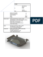 Technical File P43-008 Reference Dimensions 310 X 420 MM 66 MM 2 MM 114mm 470 X 509 MM 4 0,5 Glued 10 KG Frame or Neck