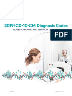 ICD 10 Codes Audiology