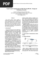 Train-Ground Communication in CBTC Based On 802.11b Design and Performance Research