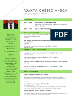 Ajaxta Chesio Ansca: Universitas Prasetiya Mulya 2014 - 2018