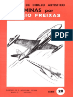 Lecciones de Dibujo Artístico. Láminas Por Emilio Freixas - Serie 28 (Aviación)