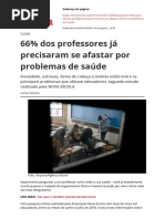 66 Dos Professores Ja Precisaram Se Afastar Por Problemas de Saudepdf
