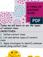 Types of Context Clues Grade 9